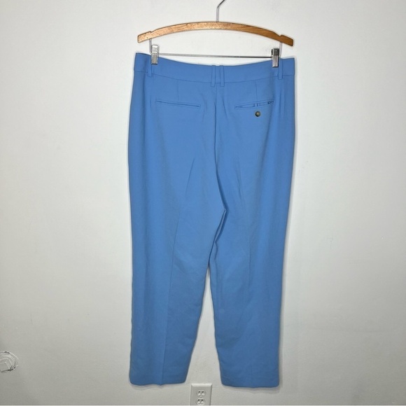 J. Crew blue wide leg pleated slacks size 12 new with tags - Picture 6 of 8